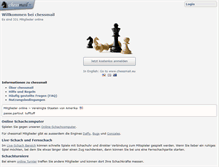 Tablet Screenshot of chessmail.de