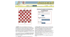 Desktop Screenshot of chessmail.org