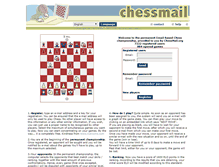 Tablet Screenshot of chessmail.org